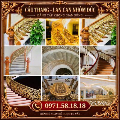 Cầu Thang Nhôm Đúc - CT08