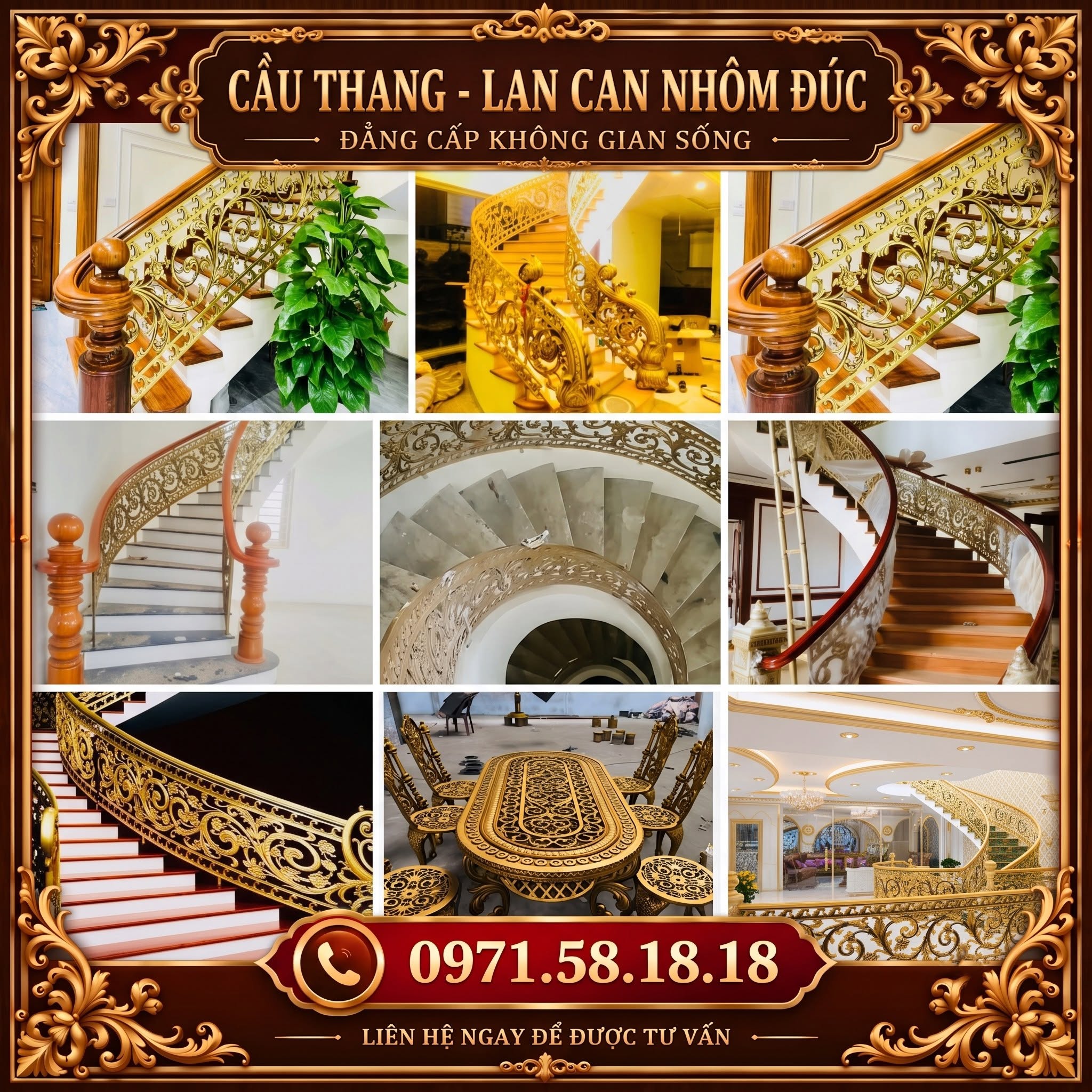 Cầu Thang Nhôm Đúc - CT03 - Ảnh 8
