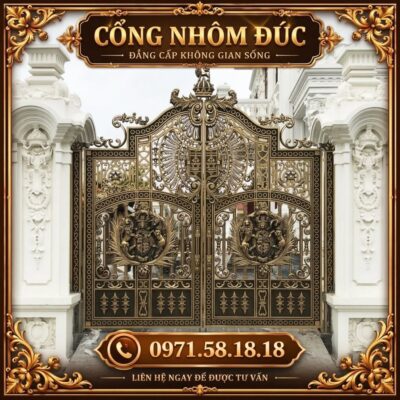 Cổng Nhôm Đúc - C01