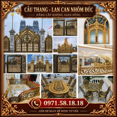 Cổng Nhôm Đúc - C02
