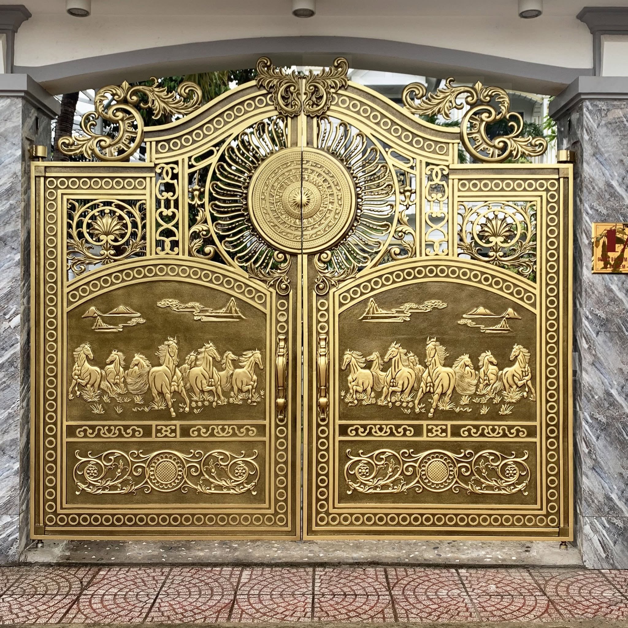 Cổng Nhôm Đúc - C014 - Ảnh 19