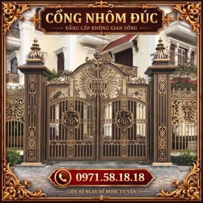 Cổng Nhôm Đúc - C03