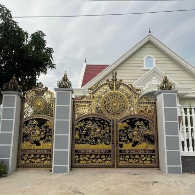 Cổng Nhôm Đúc - C032