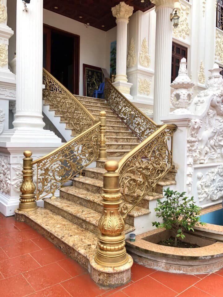 Cầu thang nhôm đúc - CT003